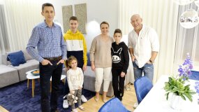 "Zgłoś remont": salon i jadalnia dla 5-osobowej rodziny we współpracy z 11-latkiem